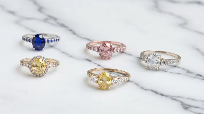 Collection de bagues saphir différents styles pour femmes